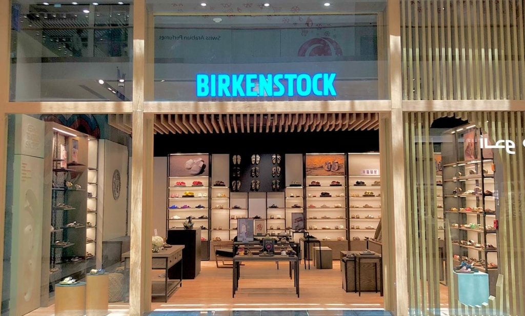 Birkenstock storefront