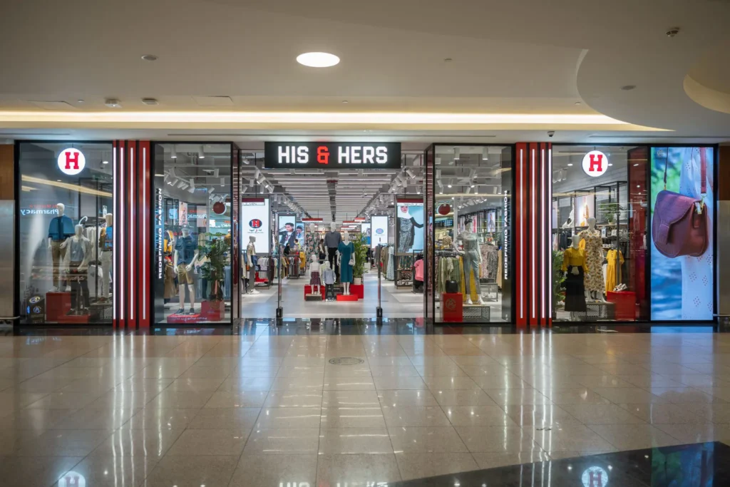 His&Hers first store is now open in Dalma Mall Abu Dhabi