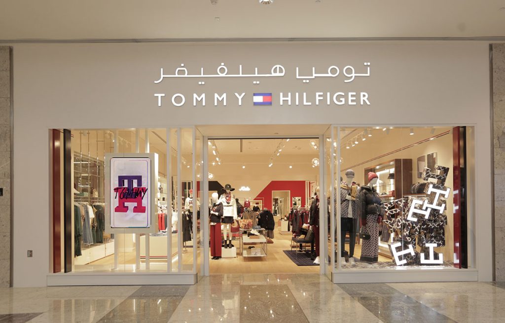 Tommy Hilfiger is now open in the Mall of Qatar, Qatar