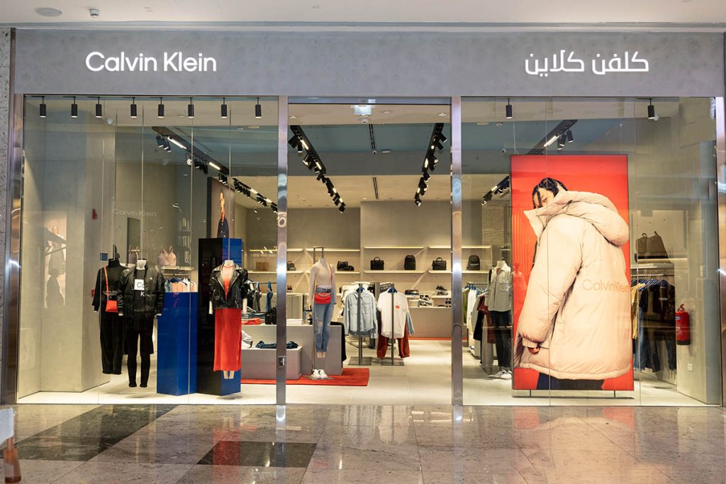 Calvin Klein is now open in the Mall of Qatar, Qatar