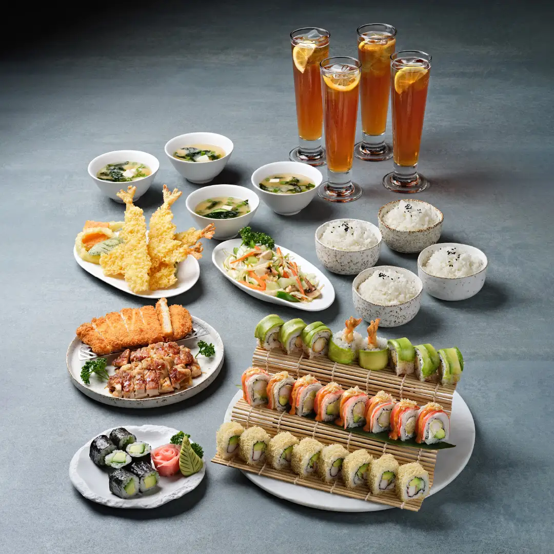 Meal for four from Sushi Library