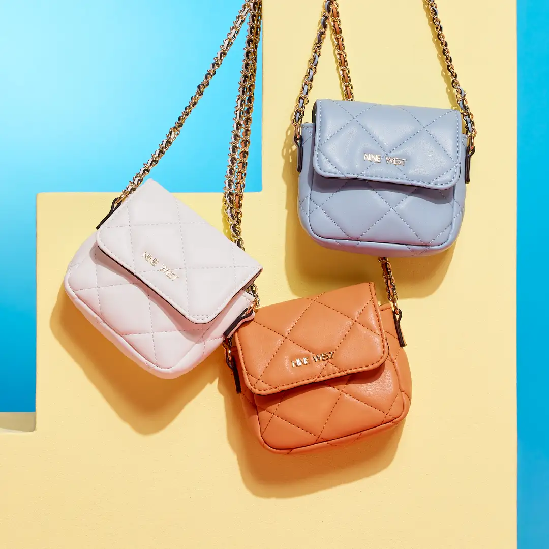 Nine West colourful handbags