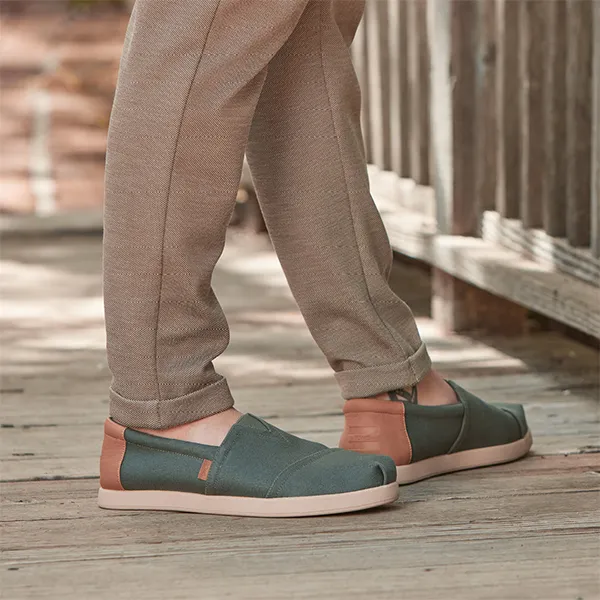 Toms Summer Collection - Forrest Canvas Nubuck Synthetic Trim Men ALP FWD Espadrille