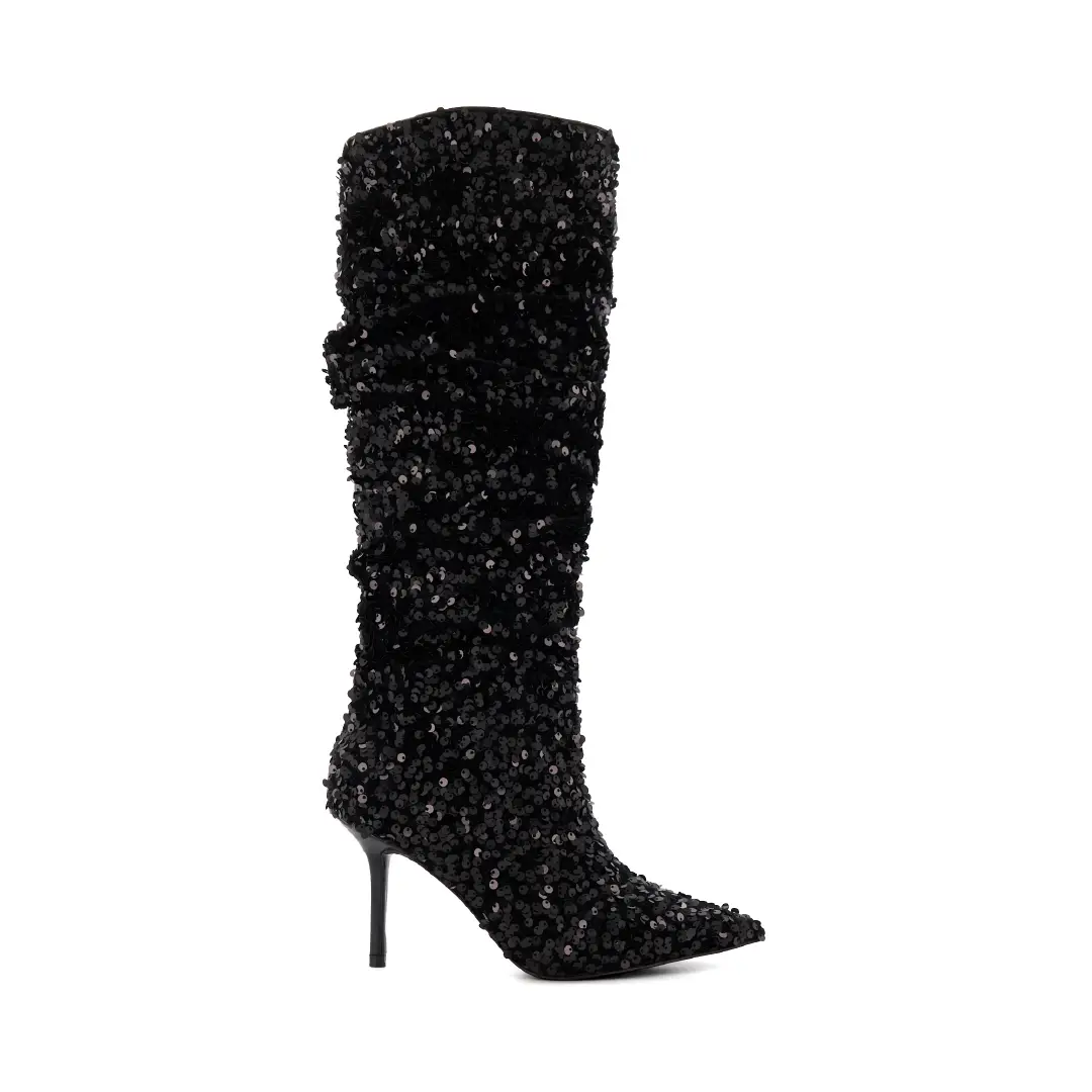 Dune London Black Sensational Boots