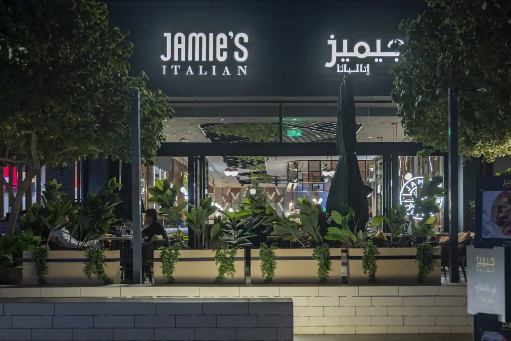 Jamie's Italian is Now Open at Roshn Front in Riyadh, KSA