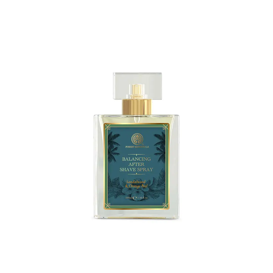 Balancing After Shave Spray in Sandalwood and Orange Peel from Forest Essentials