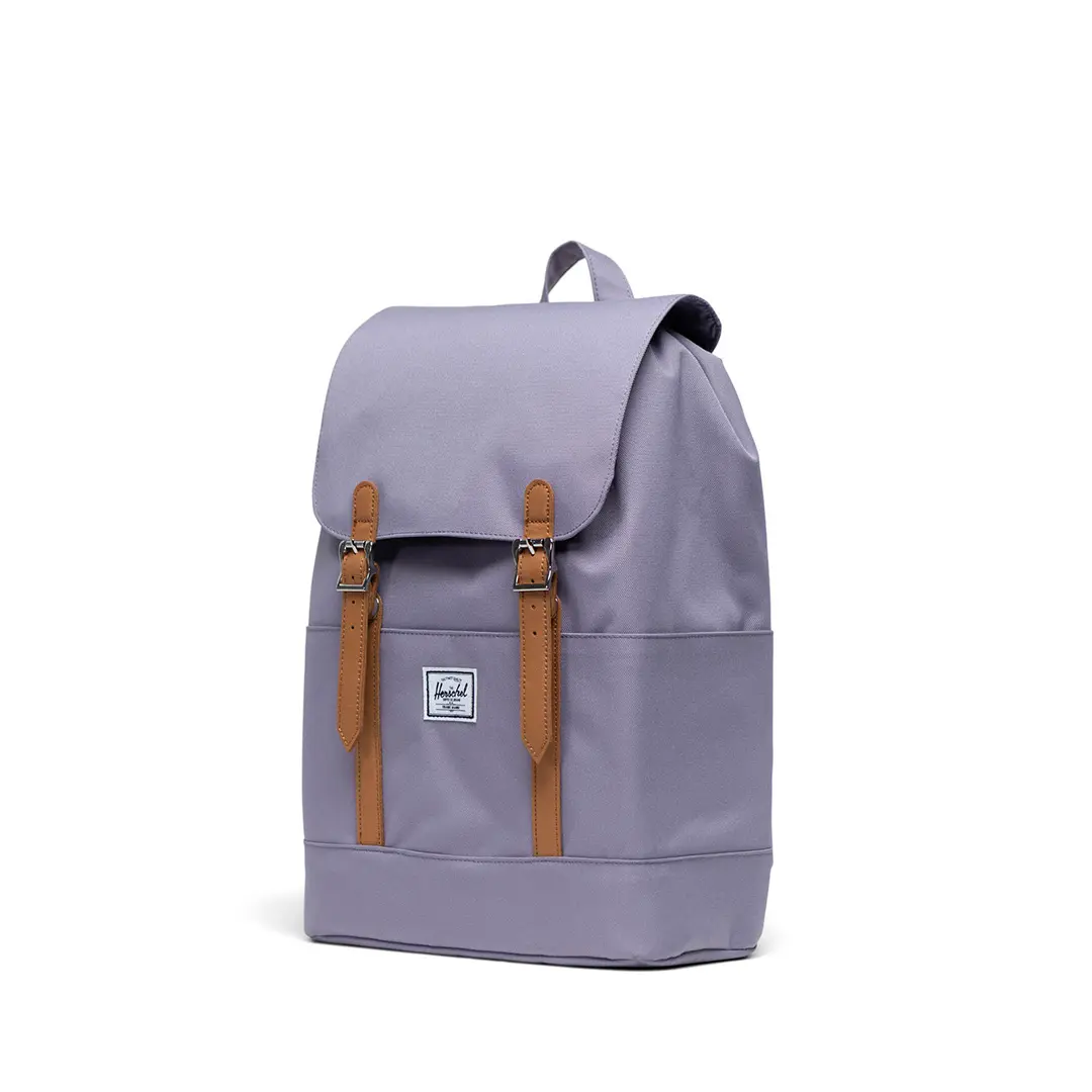 Purple Retreat Logo Detail Small Backpack from Herschel, perfect for travel and daily use