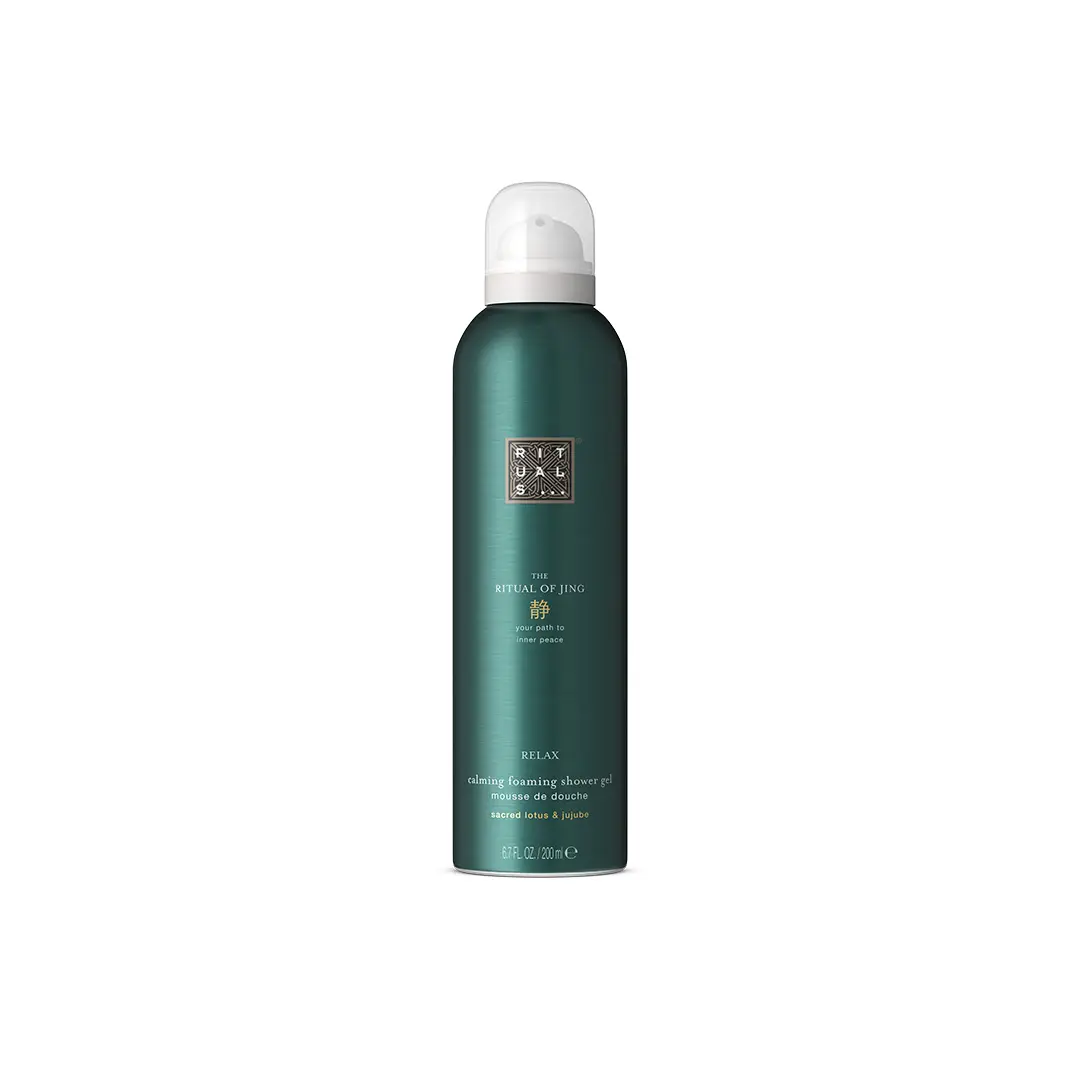 Ritual’s Calming Foaming Shower Gel offers a luxurious shower experience.