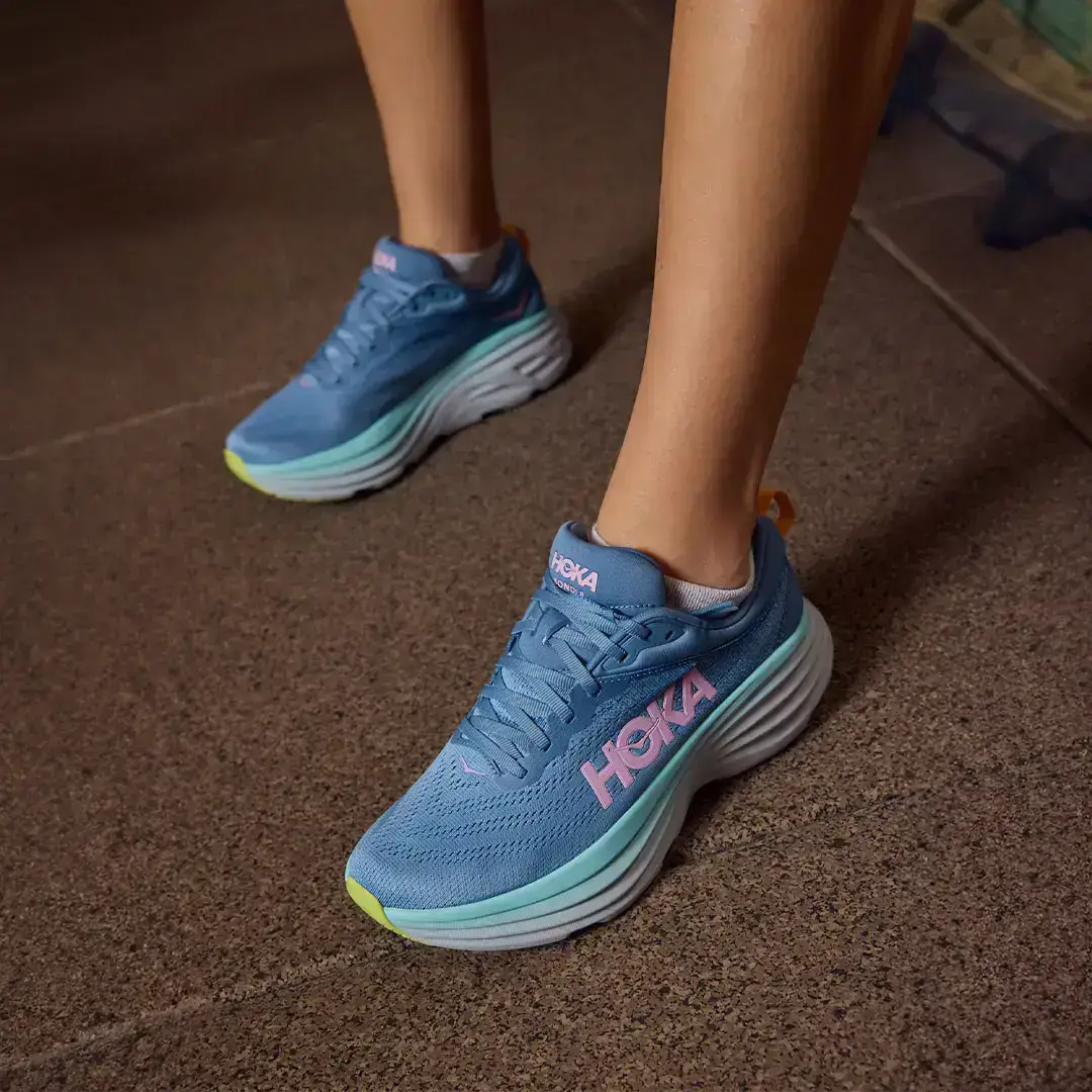 Athlete’s Co. - Athletics’ Hoka Bondi 8 Running Shoes in Blue