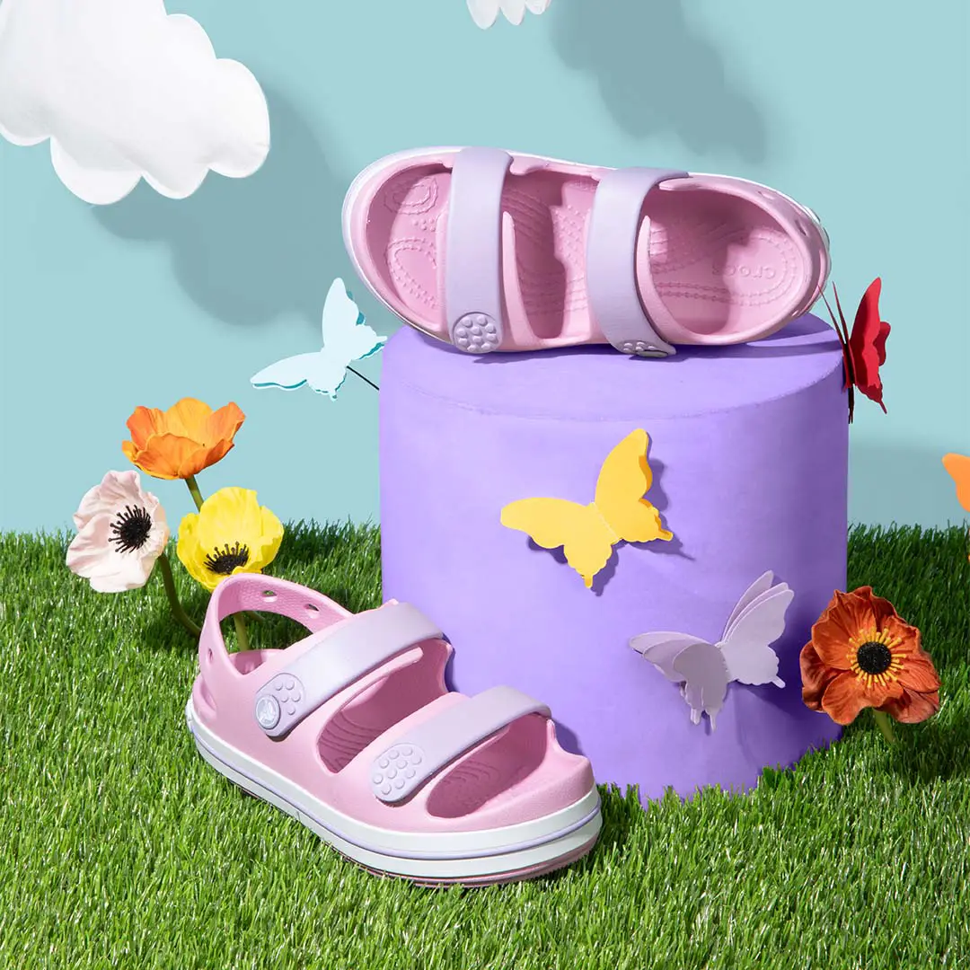 Crocs’ Pink Crocband-Cruiser Sandals