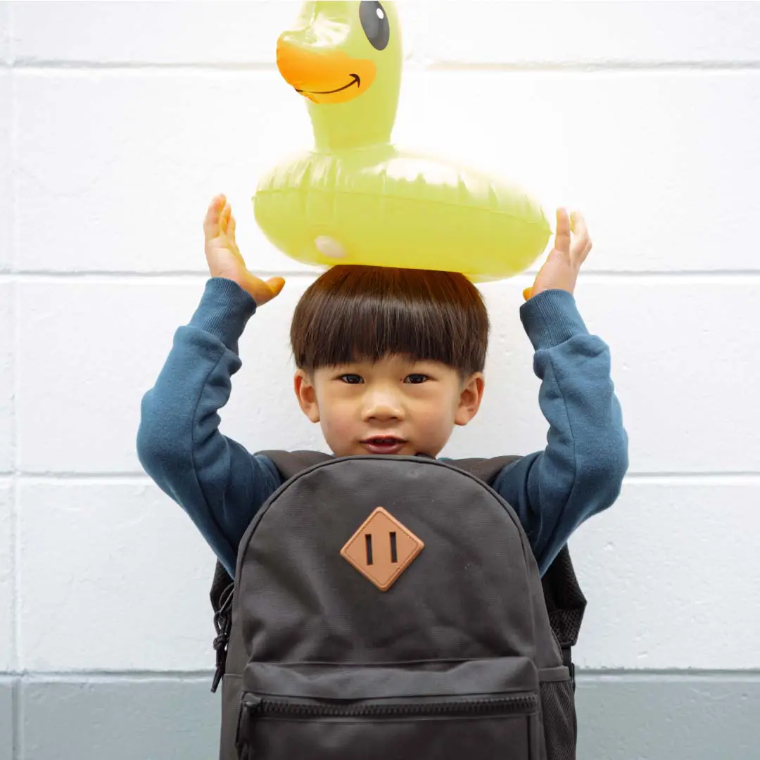 Herschel’s Black Backpack for Kids