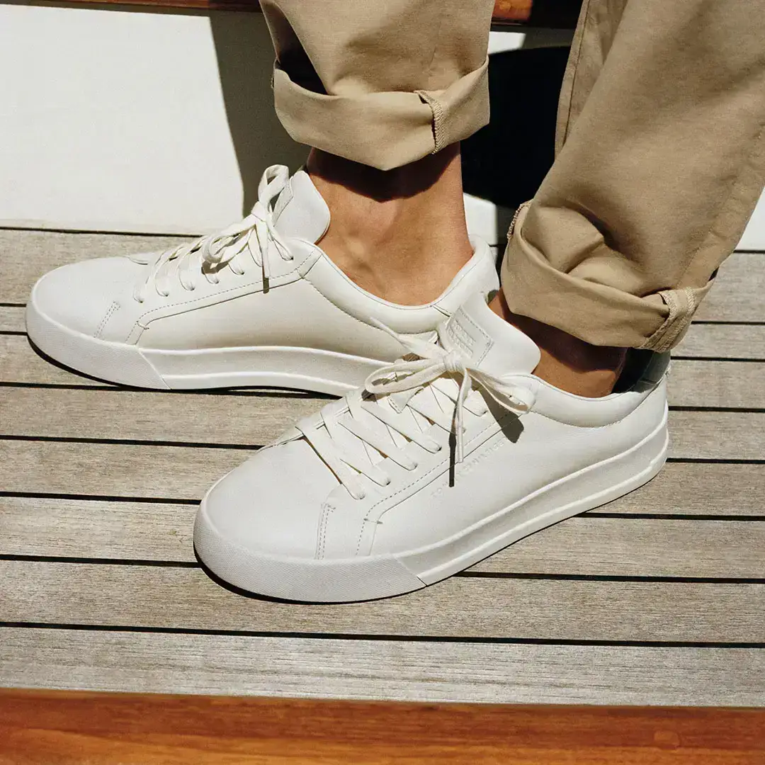 Tommy Hilfiger’s White Sneakers for Men