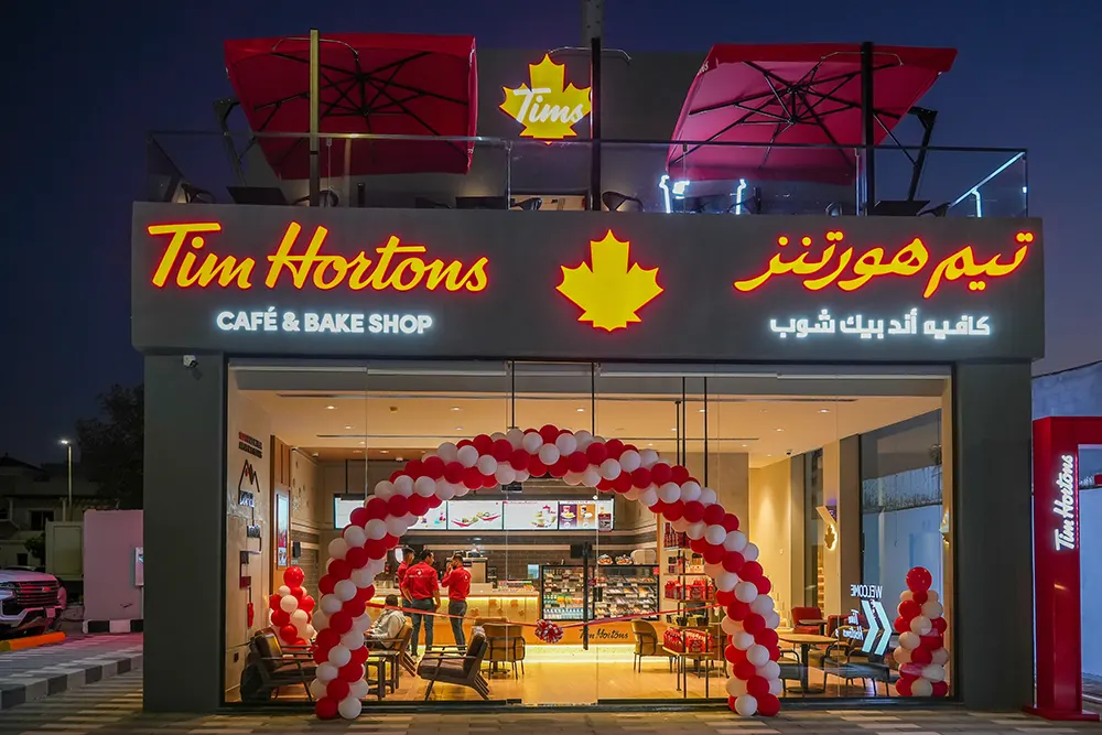 Tim Hortons is Now Open at Coastal Road in Dammam, KSA