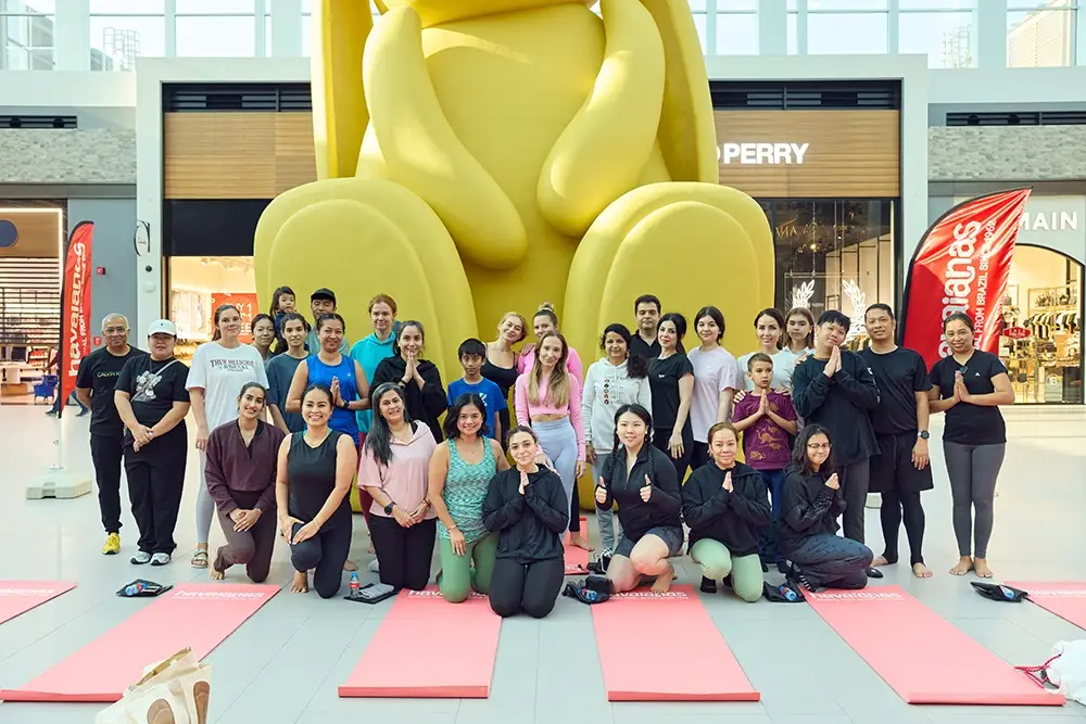 Havaianas Hosted a Yoga Session as part of Dubai Fitness Challenge at Dubai Hills Mall