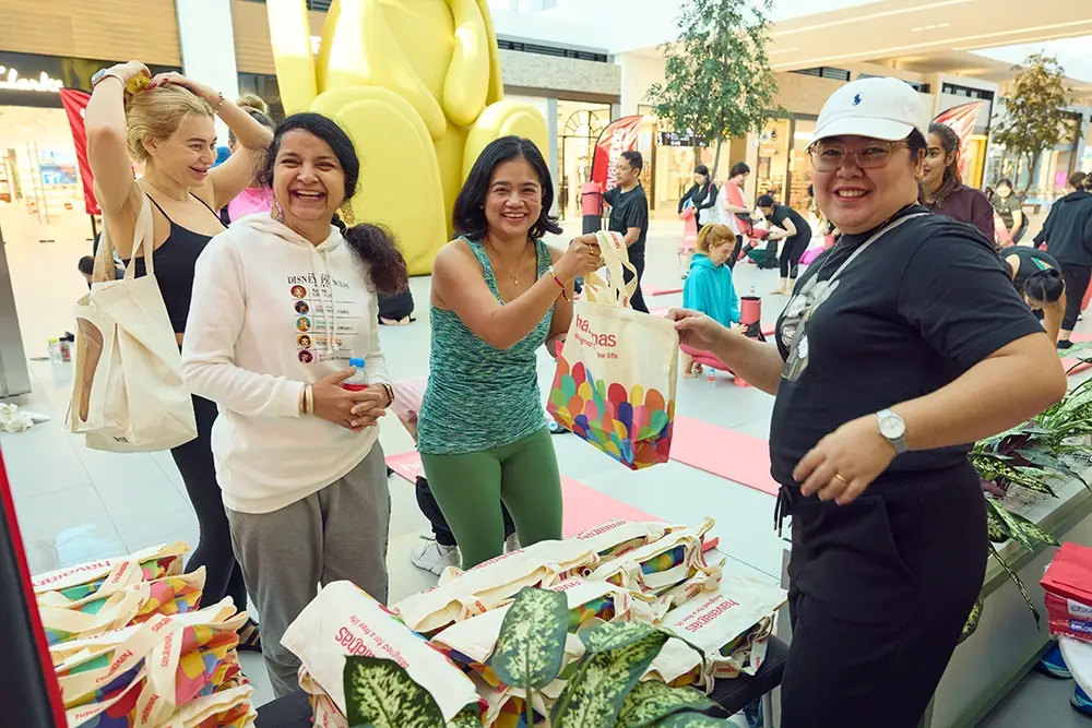 Havaianas Hosted a Yoga Session as part of Dubai Fitness Challenge at Dubai Hills Mall