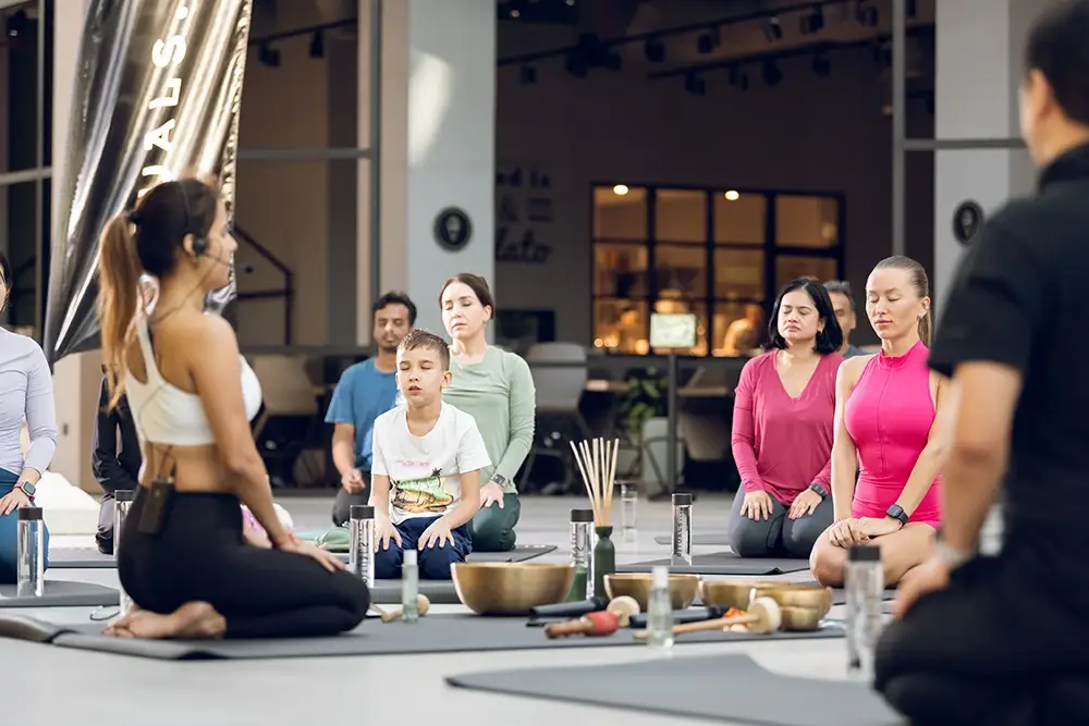 Rituals Hosted a Sound Healing Session as part of the Dubai Fitness Challenge at Dubai Hills Mall