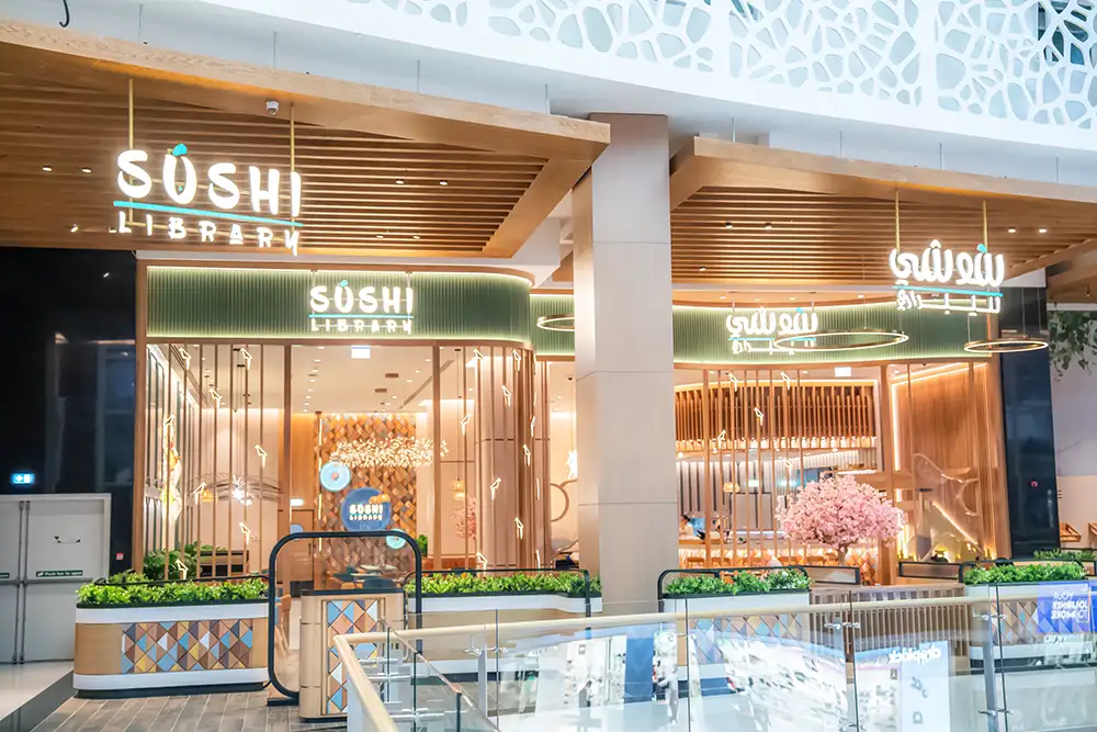 Sushi Library is Now Open at Reem Mall, Abu Dhabi