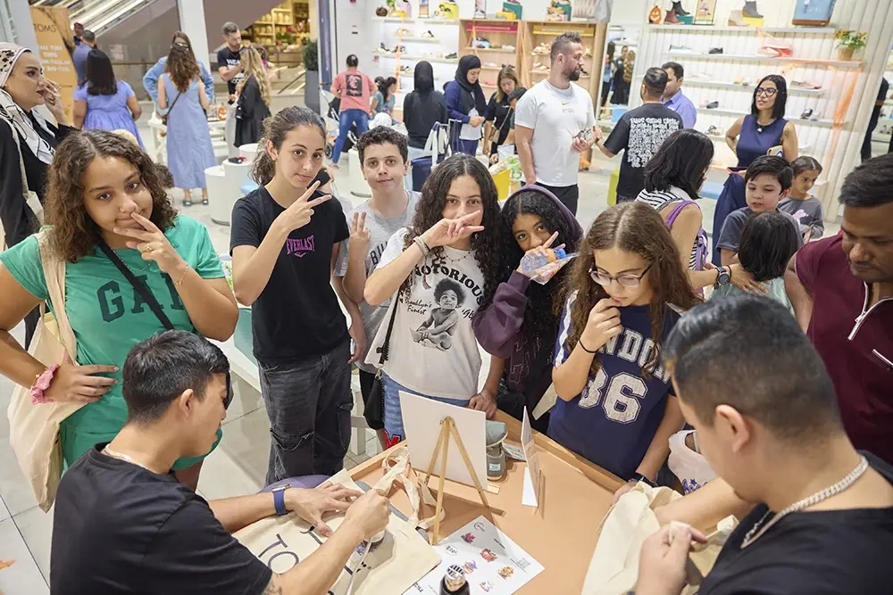 Toms Hosted a Halloween-Themed Customization Activation at Dubai Hills Mall