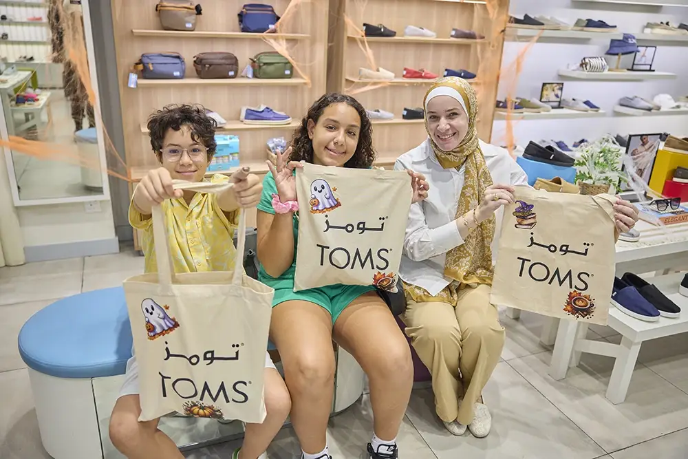 Toms Hosted a Halloween-Themed Customization Activation at Dubai Hills Mall