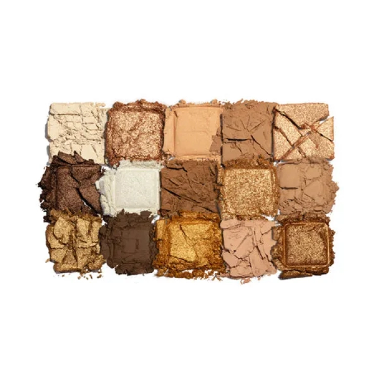 Natasha Denona Golden Eyeshadow Palette with warm matte and metallic shades available at Nysaa